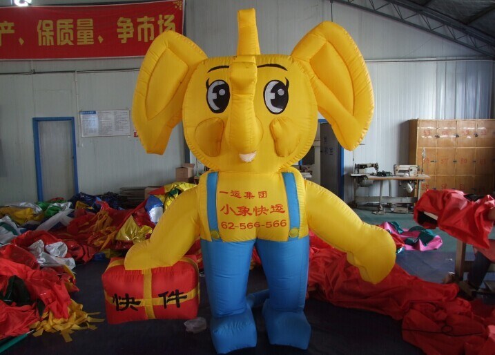 长洲大象充气卡通气模
